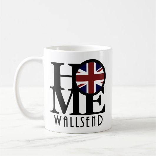 HOME Wallsend England 11oz Koffiemok (Links)
