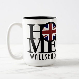 HOME Wallsend England 15oz Tweekleurige Koffiemok