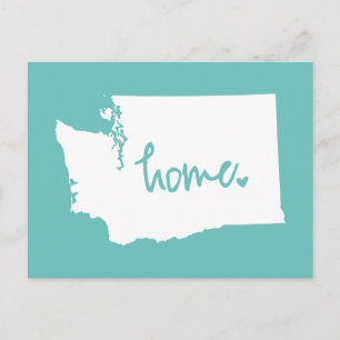 Home Washington Aangepaste kleur Briefkaart