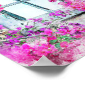 Home Waterverf Kantoor Decor Matte Poster (Hoek)