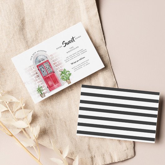 Home Waterverf Verplaatsingsaankondiging voor star Visitekaartje