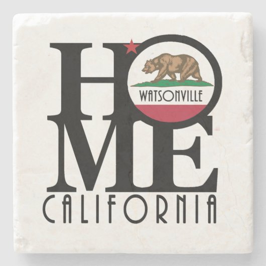 HOME Watsonville California Stenen Onderzetter (Voorkant)