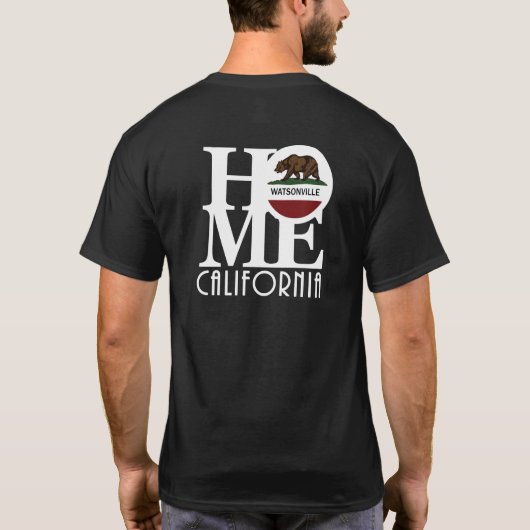 HOME Watsonville California T-shirt (Achterkant)