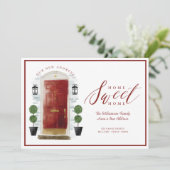 Home - We hebben rode Waterverf-deur verplaatst Aankondiging (Staand voorkant)