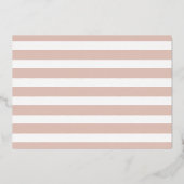 Home - We hebben roze Waterverf deur verplaatst Folie Uitnodiging (Achterkant)