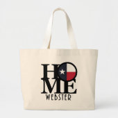 HOME Webster Texas Grote Tote Bag (Voorkant)