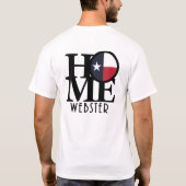 HOME Webster Texas T-shirt (Achterkant)