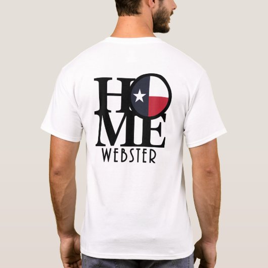 HOME Webster Texas T-shirt (Achterkant)