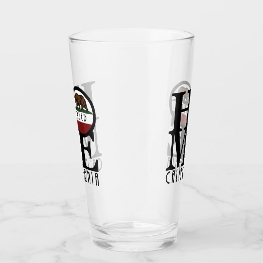 HOME Weed California Glas (Rechts)