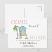 Home-weet-startpunt, winkelhuis aankondigingskaart (Voorkant / Achterkant)