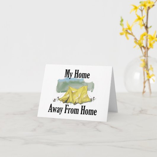 Home Weg van huis Nota Kaart (Gele Bloem)