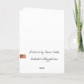 Home - Wenskaart Kaart (Achterkant)