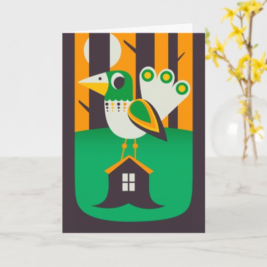 Home-Wenskaart Kaart (Gele Bloem)