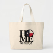 HOME Wharton Tx Grote Tote Bag (Voorkant)