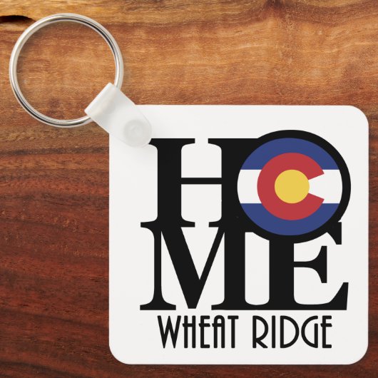 HOME Wheat Ridge Colorado Sleutelhanger (Voorkant)