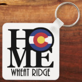 HOME Wheat Ridge Colorado Sleutelhanger (Achterkant)