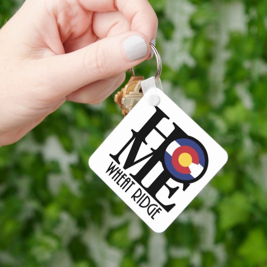 HOME Wheat Ridge Colorado Sleutelhanger (Hand)