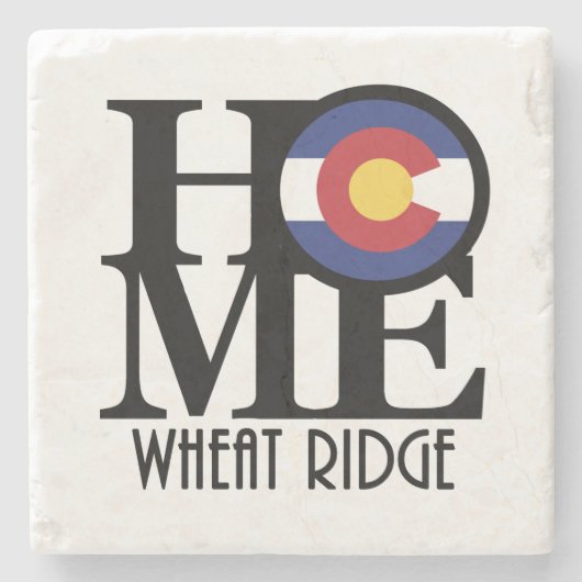 HOME Wheat Ridge Colorado Stenen Onderzetter (Voorkant)