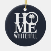 HOME Whitehall South Carolina Keramisch Ornament (Voorkant)
