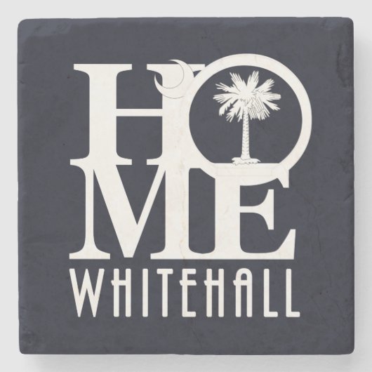 HOME Whitehall South Carolina Stenen Onderzetter (Voorkant)
