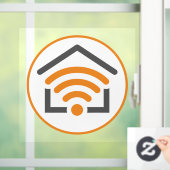 Home Wi-Fi Raamsticker (Huis)