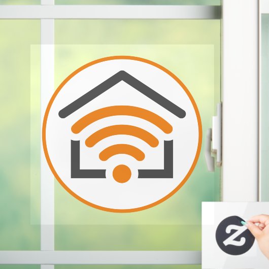 Home Wi-Fi Raamsticker (Huis)