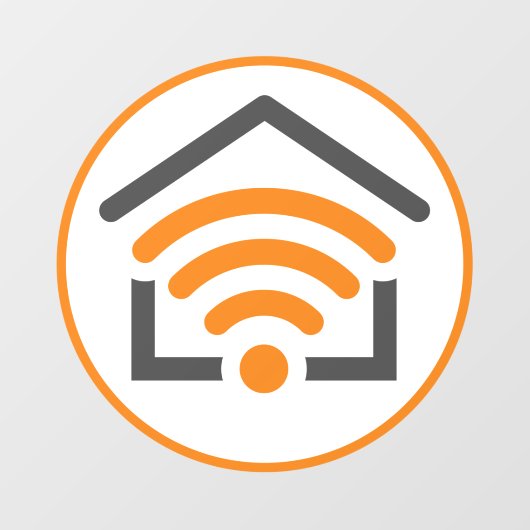 Home Wi-Fi Raamsticker (Vel)