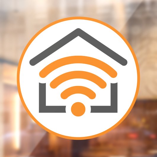 Home Wi-Fi Raamsticker (Vel 2)