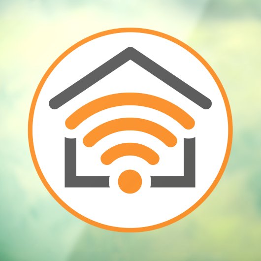 Home Wi-Fi Raamsticker (Vel 3)