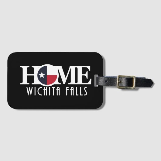HOME Wichita Herfsten Texas Bagagelabel (Voorkant (horizontaal))