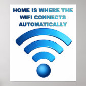 Home Wifi Funny Poster (Voorkant)