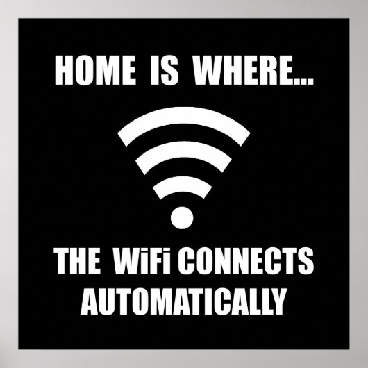 Home WiFi Poster (Voorkant)