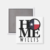 HOME Willis Texas Magneet (Voorkant / Achterkant)