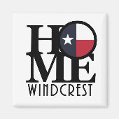 HOME Windcrest Texas Magneet (Voorkant)