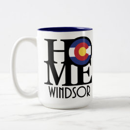 HOME Windsor Colorado 15oz Tweekleurige Koffiemok