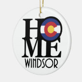 HOME Windsor Colorado Keramisch Ornament (Links)