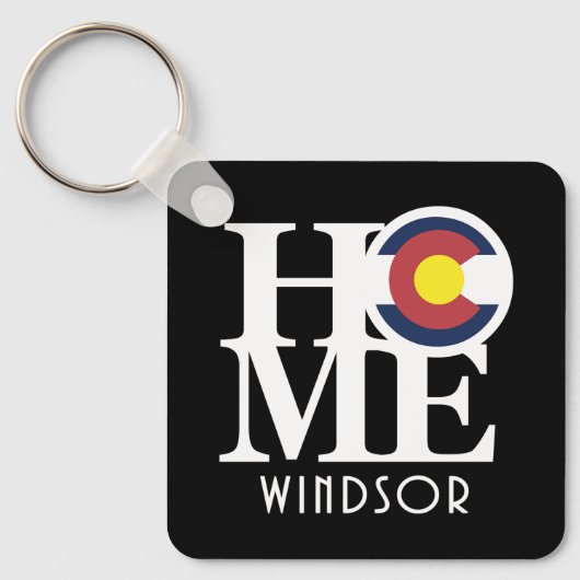 HOME Windsor Colorado Sleutelhanger (Voorkant)