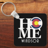 HOME Windsor Colorado Sleutelhanger (Voorkant)