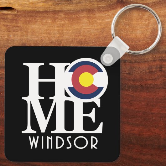 HOME Windsor Colorado Sleutelhanger (Achterkant)