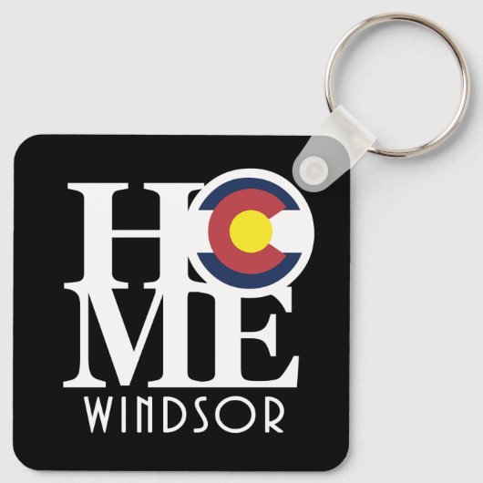 HOME Windsor Colorado Sleutelhanger (Achterkant)