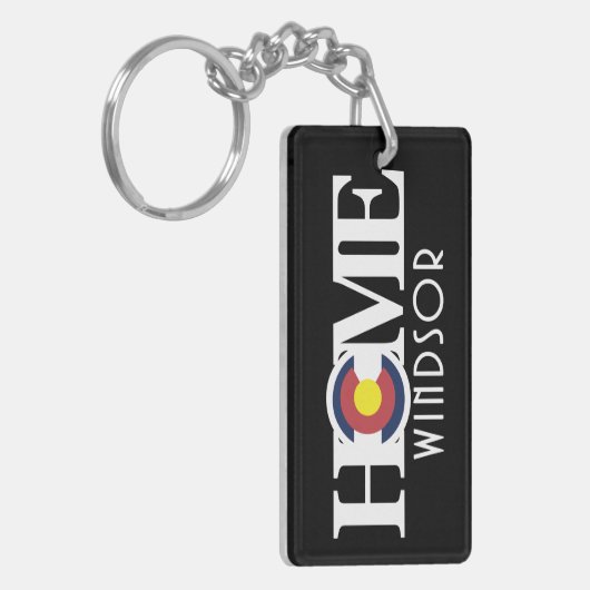 HOME Windsor Colorado Sleutelhanger (Voorkant Links)