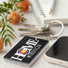 HOME Windsor Colorado Sleutelhanger