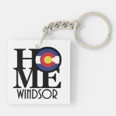 HOME Windsor Colorado Sleutelhanger (Achterkant)