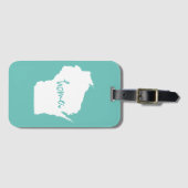 Home Wisconsin Custom Color Bagagelabel (Voorkant (horizontaal))