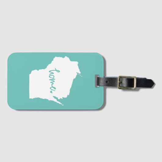 Home Wisconsin Custom Color Bagagelabel (Voorkant (horizontaal))