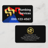 Home With Leaking Gold Pipes Visitekaartje (Voorkant / Achterkant)