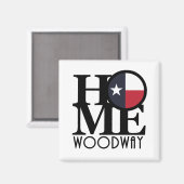 HOME Woodway Texas Magneet (Voorkant / Achterkant)