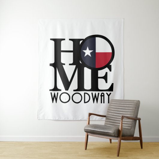 HOME Woodway Texas Wandkleed (In situ)