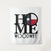 HOME Woodway Texas Wandkleed (Voorkant)