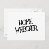 HOME WRECKER BRIEFKAART (Voorkant / Achterkant)